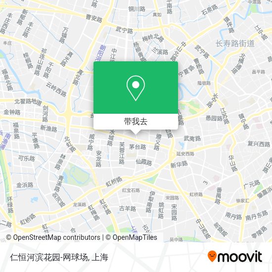 仁恒河滨花园-网球场地图