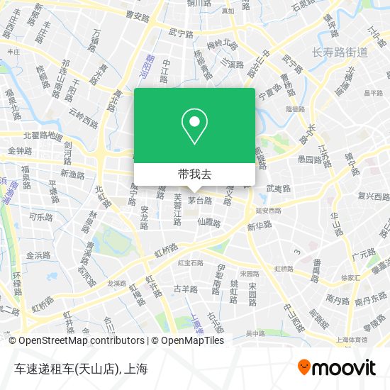 车速递租车(天山店)地图