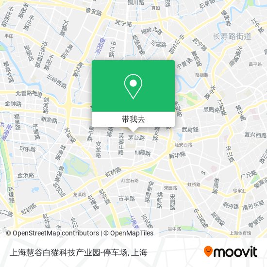 上海慧谷白猫科技产业园-停车场地图