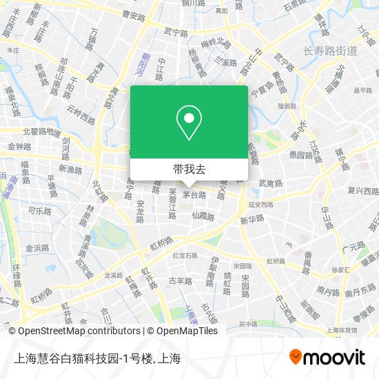 上海慧谷白猫科技园-1号楼地图