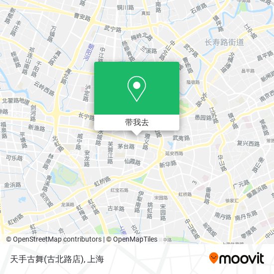 天手古舞(古北路店)地图