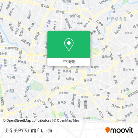 芳朵美容(天山路店)地图