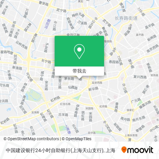 中国建设银行24小时自助银行(上海天山支行)地图