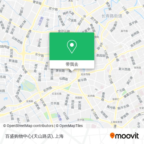 百盛购物中心(天山路店)地图