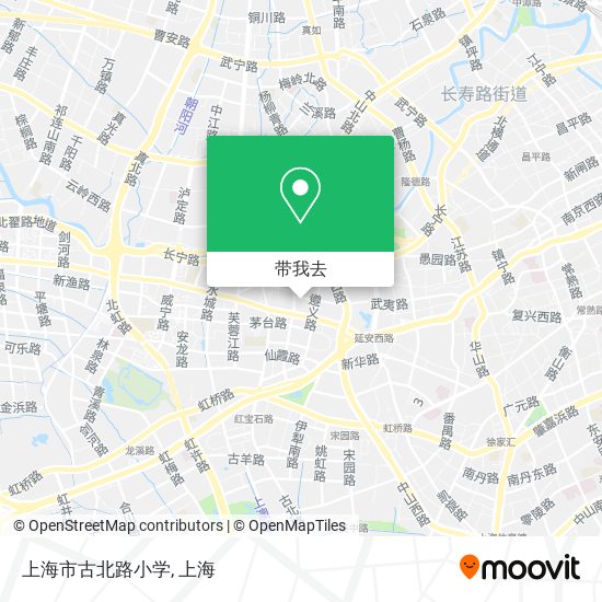 上海市古北路小学地图