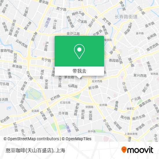 憨豆咖啡(天山百盛店)地图