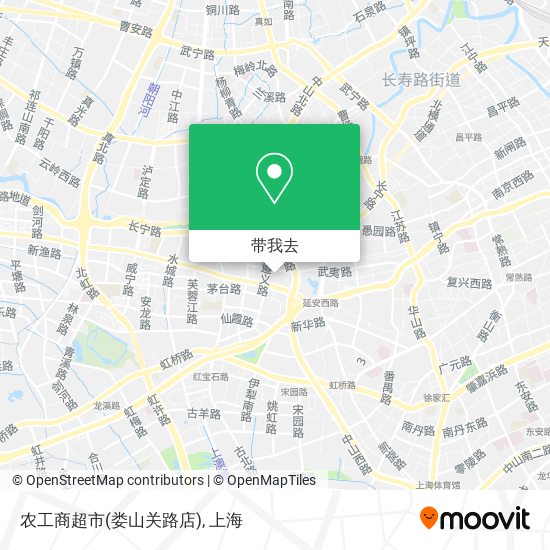 农工商超市(娄山关路店)地图