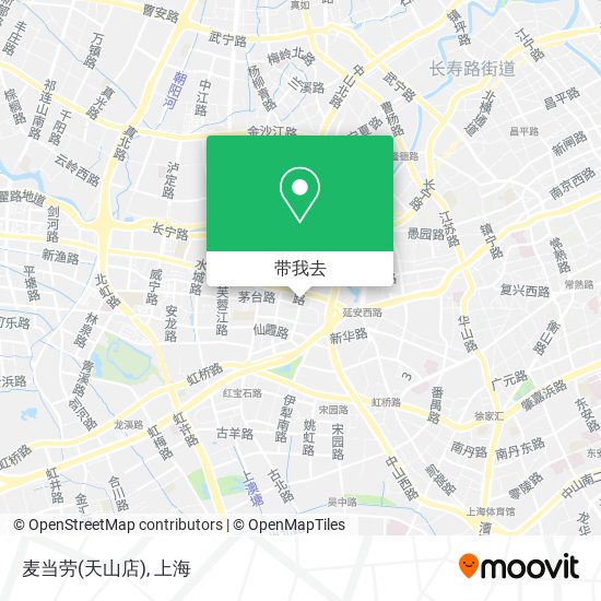 麦当劳(天山店)地图