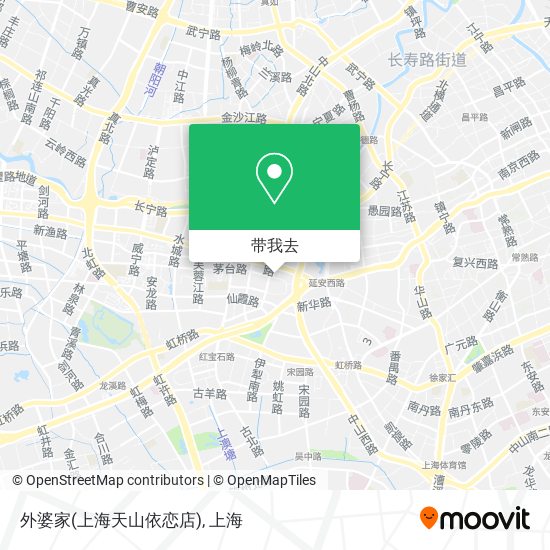 外婆家(上海天山依恋店)地图