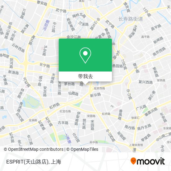 ESPRIT(天山路店)地图