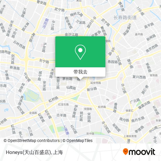 Honeys(天山百盛店)地图