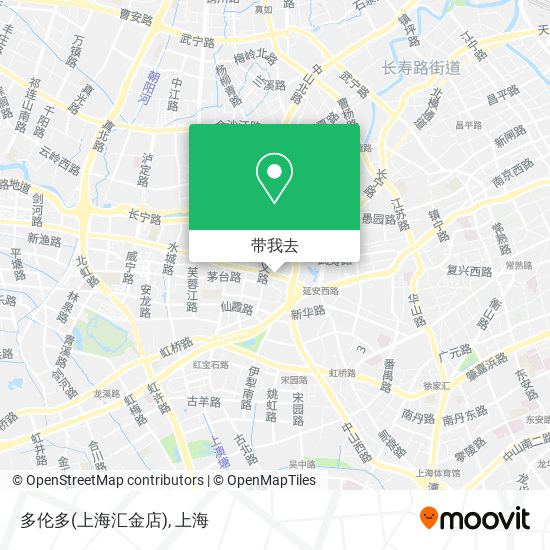 多伦多(上海汇金店)地图
