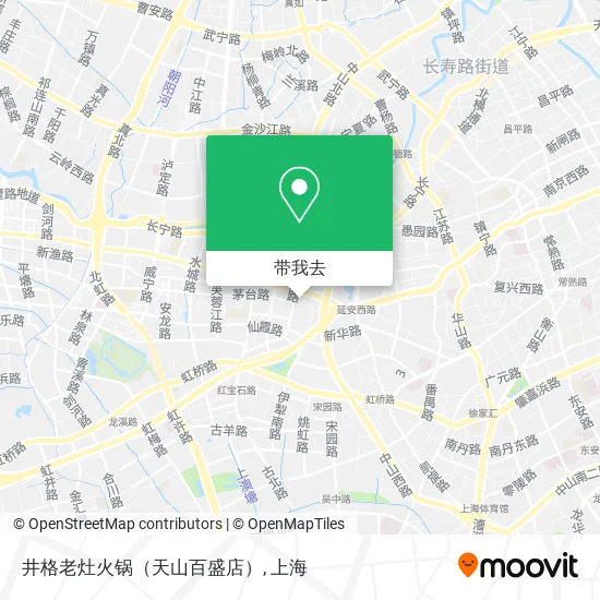井格老灶火锅（天山百盛店）地图
