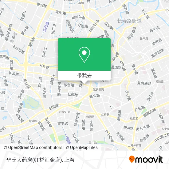 华氏大药房(虹桥汇金店)地图
