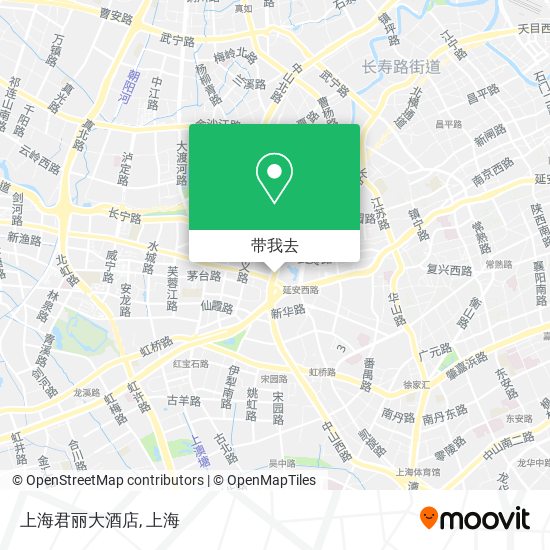 上海君丽大酒店地图