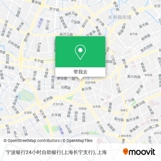 宁波银行24小时自助银行(上海长宁支行)地图