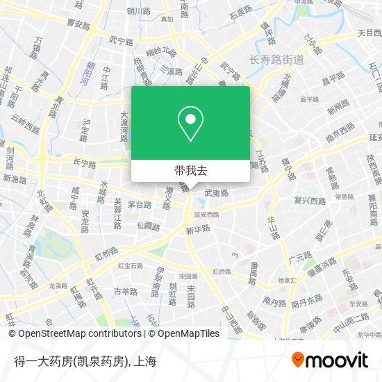 得一大药房(凯泉药房)地图