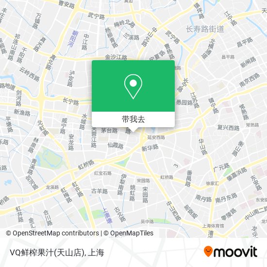 VQ鲜榨果汁(天山店)地图