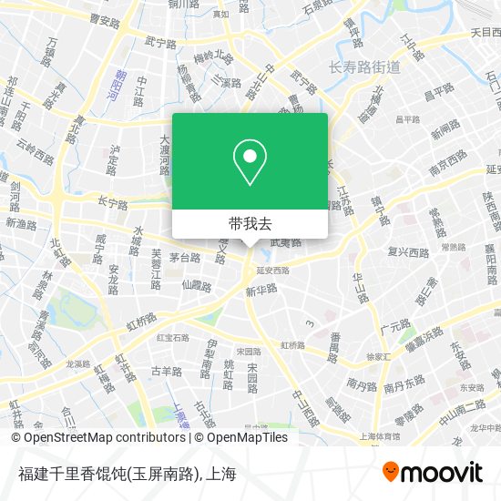 福建千里香馄饨(玉屏南路)地图