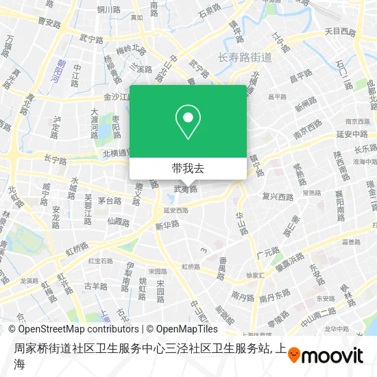 周家桥街道社区卫生服务中心三泾社区卫生服务站地图