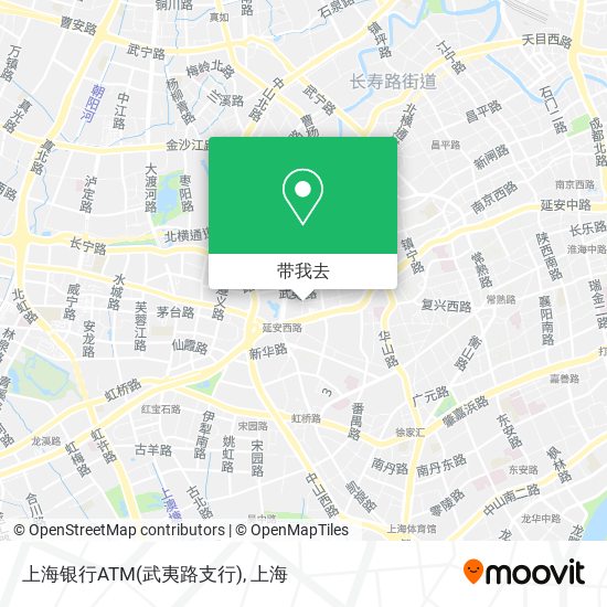 上海银行ATM(武夷路支行)地图