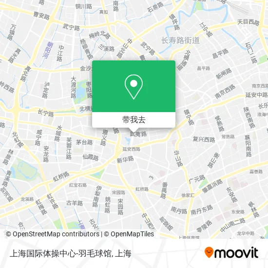 上海国际体操中心-羽毛球馆地图
