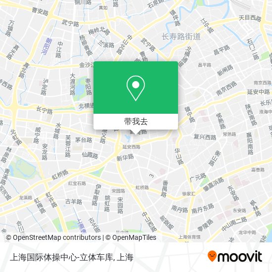 上海国际体操中心-立体车库地图