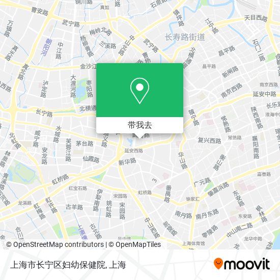 上海市长宁区妇幼保健院地图