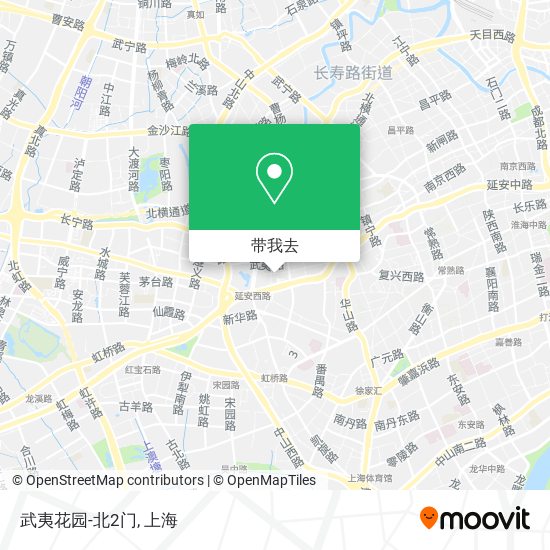 武夷花园-北2门地图
