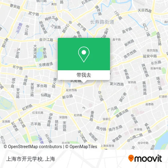 上海市开元学校地图