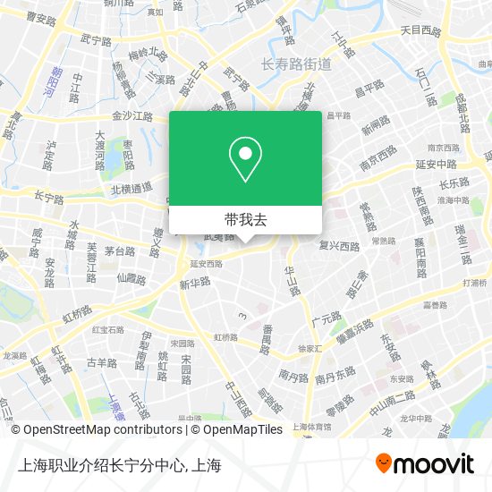 上海职业介绍长宁分中心地图