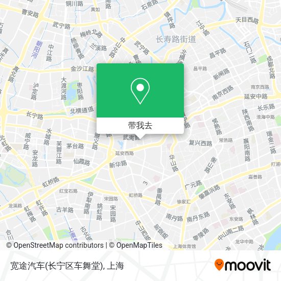 宽途汽车(长宁区车舞堂)地图