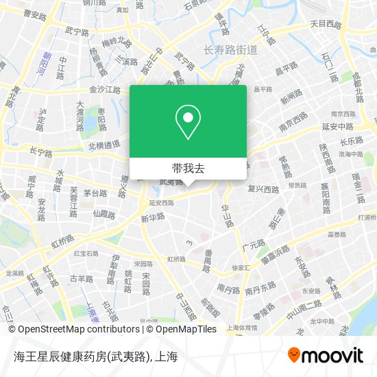 海王星辰健康药房(武夷路)地图