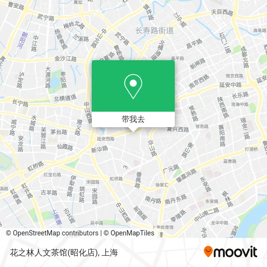 花之林人文茶馆(昭化店)地图
