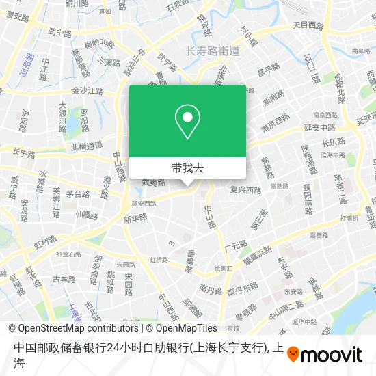中国邮政储蓄银行24小时自助银行(上海长宁支行)地图