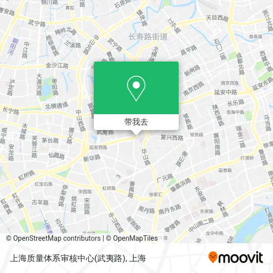 上海质量体系审核中心(武夷路)地图