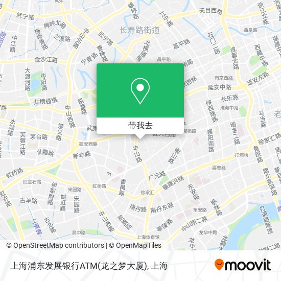 上海浦东发展银行ATM(龙之梦大厦)地图