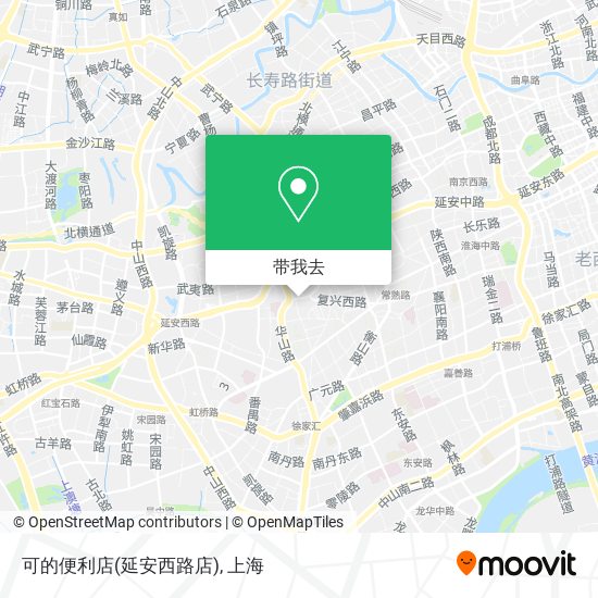 可的便利店(延安西路店)地图