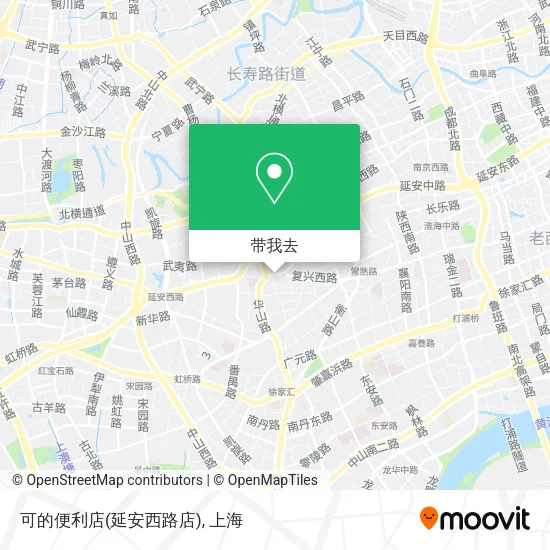 可的便利店(延安西路店)地图