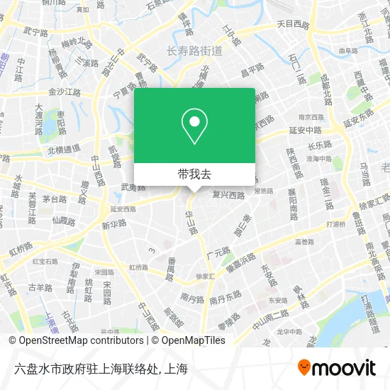 六盘水市政府驻上海联络处地图