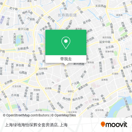 上海绿地海怡琛辉全套房酒店地图