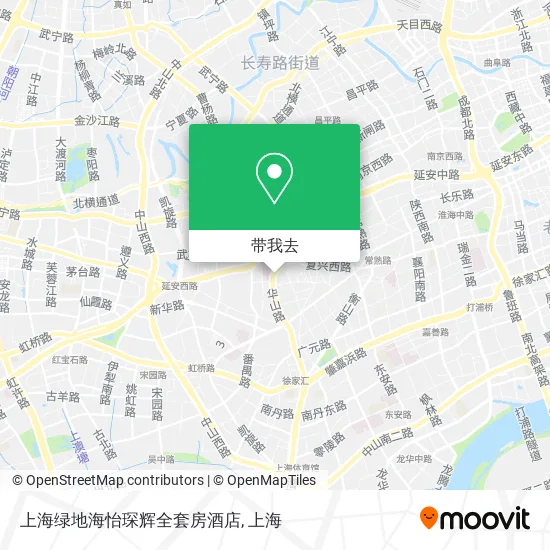 上海绿地海怡琛辉全套房酒店地图