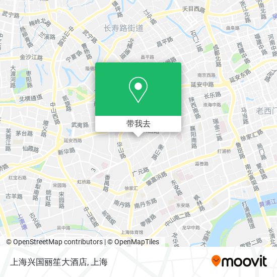 上海兴国丽笙大酒店地图