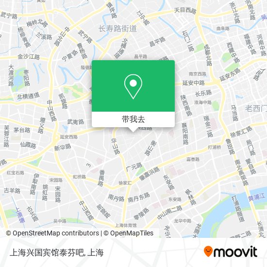 上海兴国宾馆泰芬吧地图