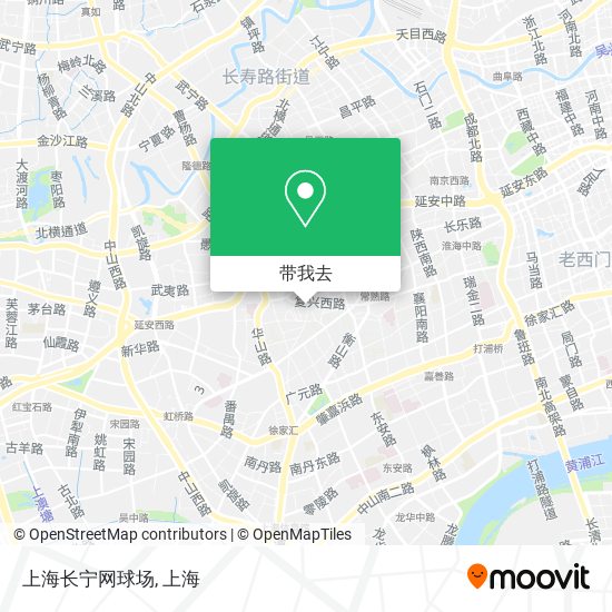 上海长宁网球场地图
