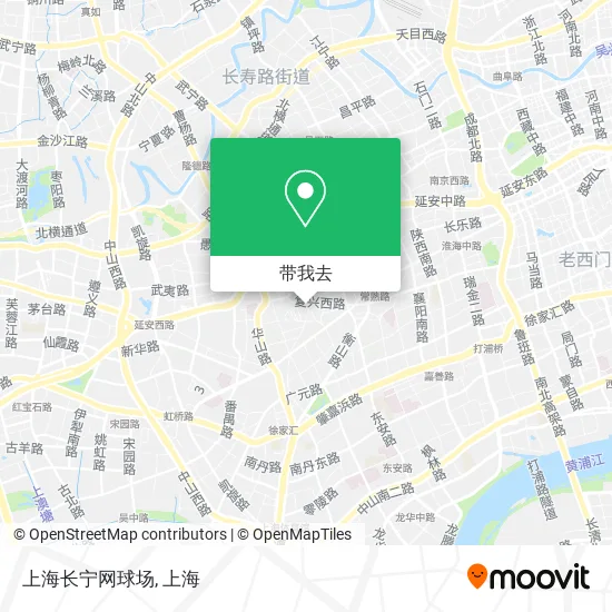 上海长宁网球场地图