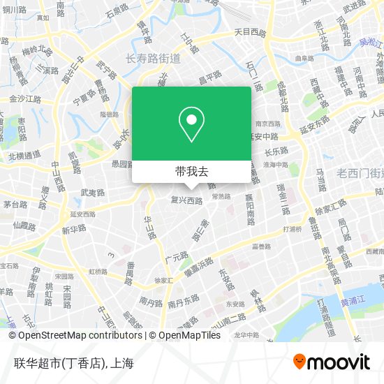 联华超市(丁香店)地图