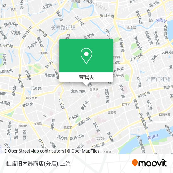 虹庙旧木器商店(分店)地图