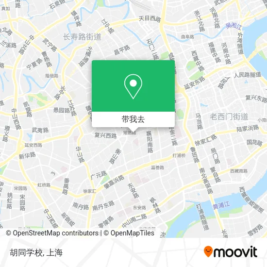 胡同学校地图
