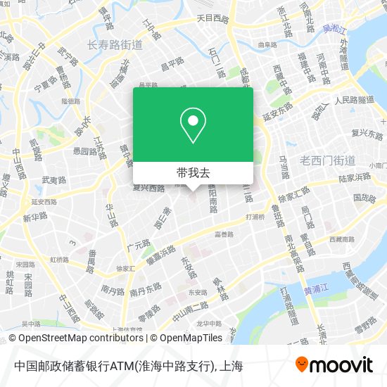 中国邮政储蓄银行ATM(淮海中路支行)地图